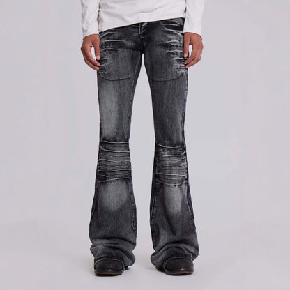 New Slightly Flared Vintage Jeans For Men