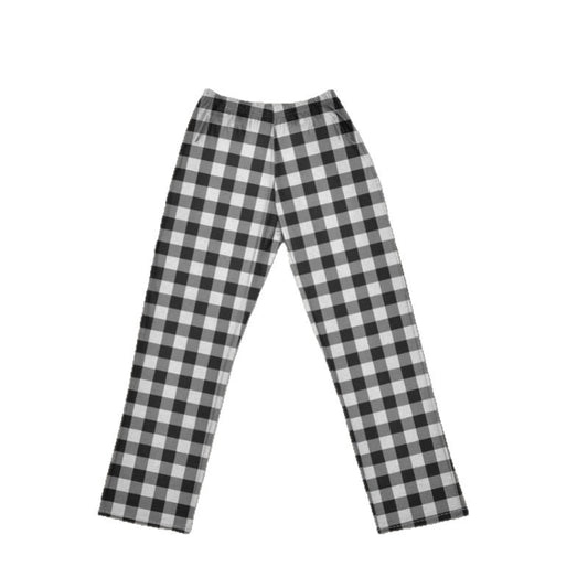 Cotton-like Printed Checkered Homewear