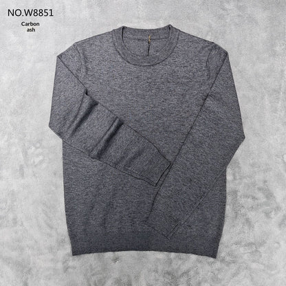 Men's Round Neck Knitted Business Casual Sweater