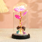 Colorful 24k Gold Foil Flower Color GoldWith Lights Christmas Gift
