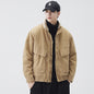 Retro Heavyweight Cotton Warm Stand-collar Jacket