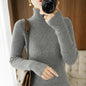 Autumn And Winter Women's Slim-fit Pullover Knit Sweater For Layering