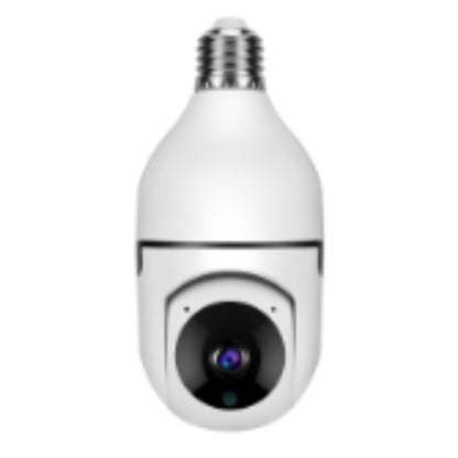 WiFi Security Camera 1080P Bulb - 4X Zoom E27