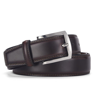 Men's Leather Belt Leather Pin Buckle Casual Belt