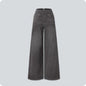 High-waisted Jeans Women Vintage Wash Loose Wide-leg Pants