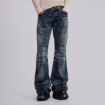 New Slightly Flared Vintage Jeans For Men