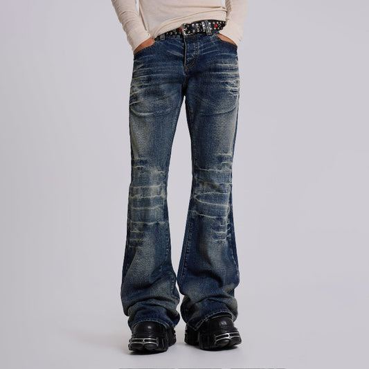 New Slightly Flared Vintage Jeans For Men