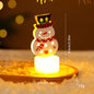 LED Electronic Candle Lights Christmas Trees Santa Claus Snowmen Creative Candles Small Night Lights Home Decorative Ornaments