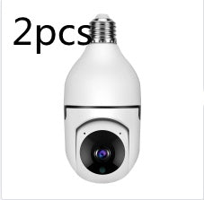 WiFi Security Camera 1080P Bulb - 4X Zoom E27