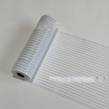 Christmas Tree Decoration Silk Ribbons Colored Ribbons Christmas Scene Layout Mesh Bow Pendant Yarn Strip