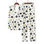 European And American Style 3D Digital Printed Button-up Shirt Comfortable Pajama Pants
