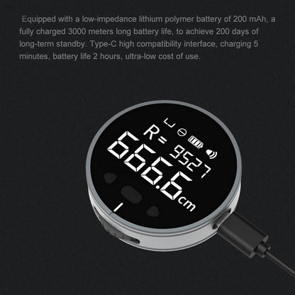 Digital Electronic Measuring Tape - LCD Display