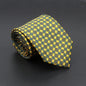 Super Soft Bohemian Silk Ties Men's Fashion 75mm Necktie