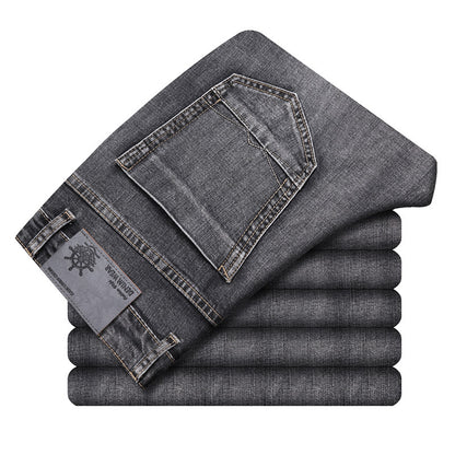 Men's Straight Stretch Casual Jeans
